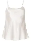 Shop Vince Silk-satin Camisole In Pastel Pink