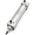 Baomain Pneumatic Air Cylinder SC 32-200 32mm Bore 200mm Stroke Screwed Piston Rod Dual Action