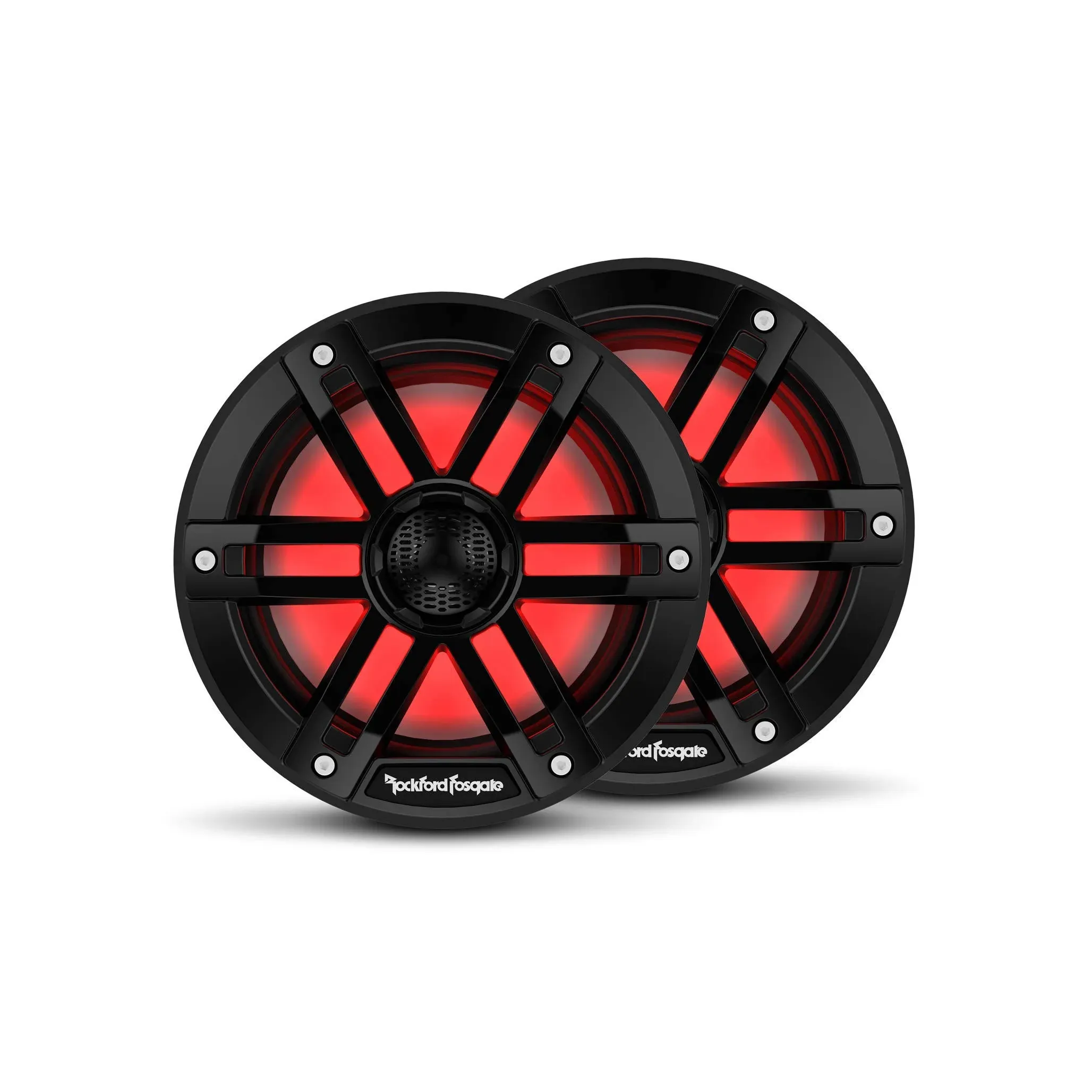 Rockford Fosgate M1-65B 6.5” Color Optix Marine 2-Way Speakers - Black