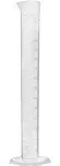 Eisco Graduated Cylinder, 250ml - Class B Tolerance - Octagonal Base - Polypropylene Plastic - Industrial Quality, Autoclavable