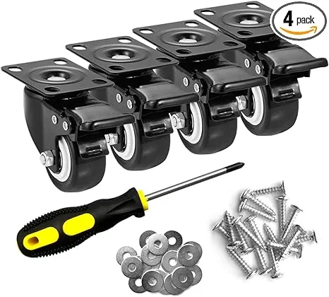 ASHGOOB 2" Caster Wheels Set of 4