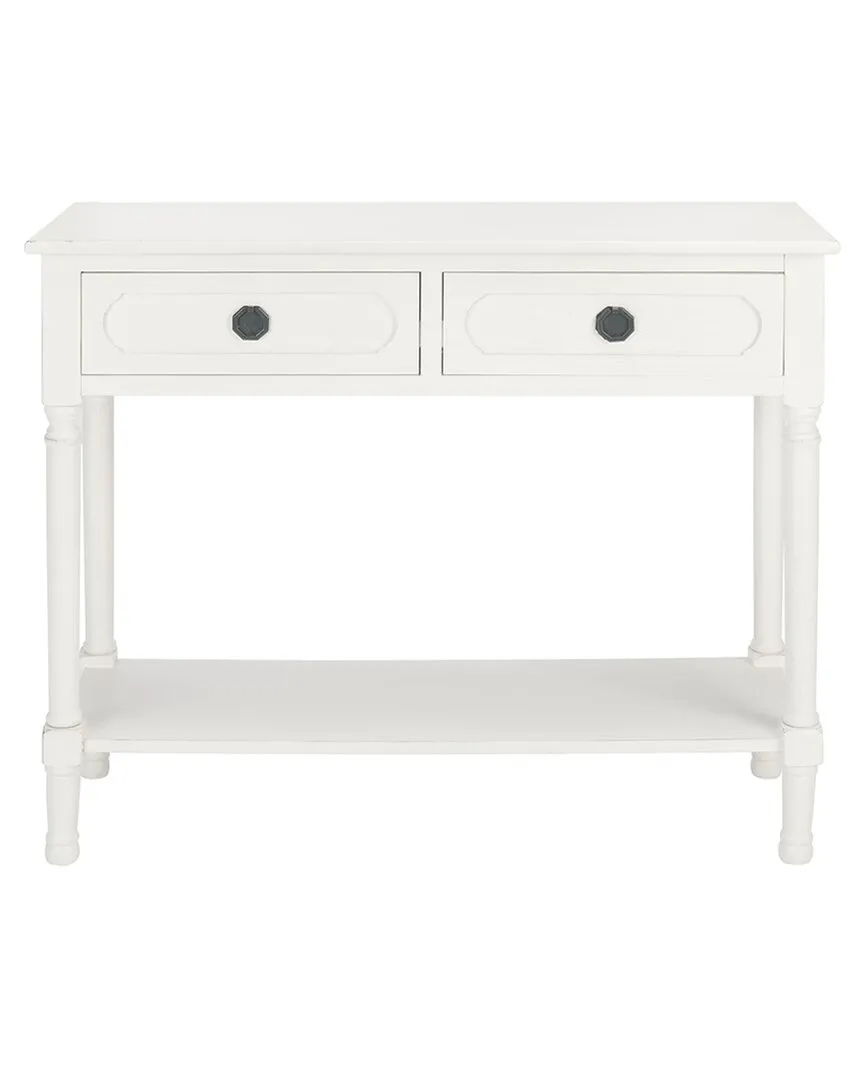 Allura 2 Drawer Console Table In White