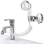 ZCONIEY Sink Faucet Sprayer Attachment, Shower Head Attaches  Assorted Colors 