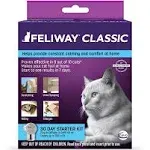 Feliway Classic Cat Calming Pheromone Diffuser 30 Day Starter Kit