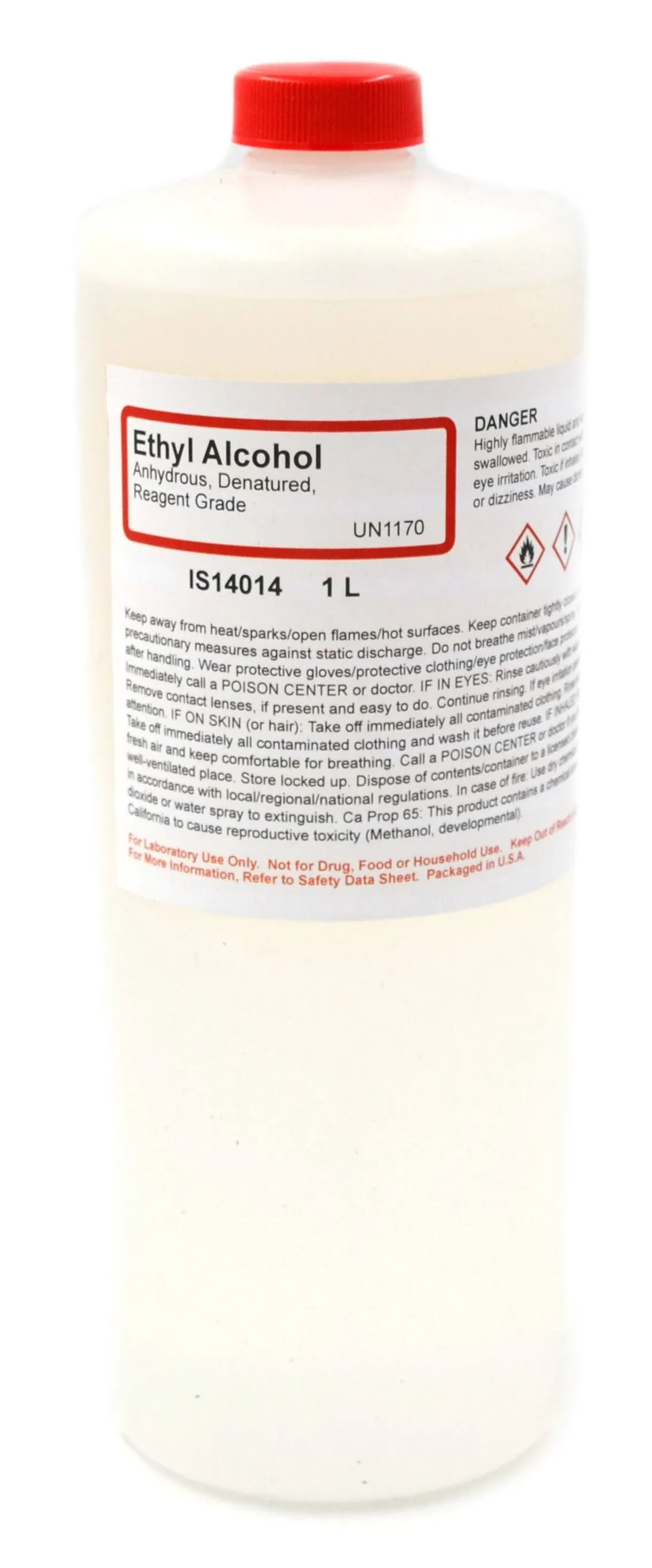 Innovating Science Reagent Grade Denatured Ethyl Alcohol Anhydrous - 100% Alcohol ...