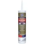 GE Advanced Silicone 2 Kitchen & Bath Sealant, Clear, 10.1 oz.