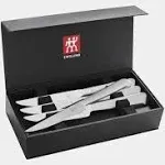 ZWILLING Porterhouse Razor-Sharp Steak Knife Set of 8 with Black Presentation Case, Gift Set, Silver