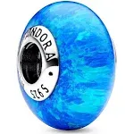 Pandora Opalescent Ocean Deep Blue Charm