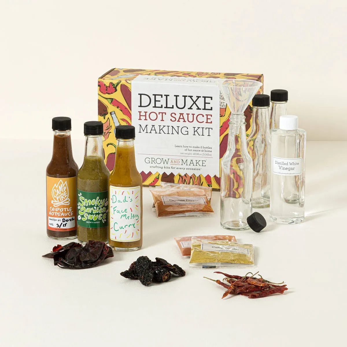 Grow and Make Deluxe DIY Hot Sauce Making Kit