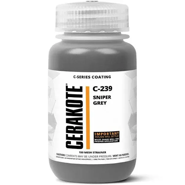 CERAKOTE® C-SERIES Air Cure Ceramic Coating C-239 Sniper Grey(4oz)