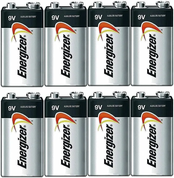 Energizer E522 Max 9V Alkaline Battery - 8 Count 