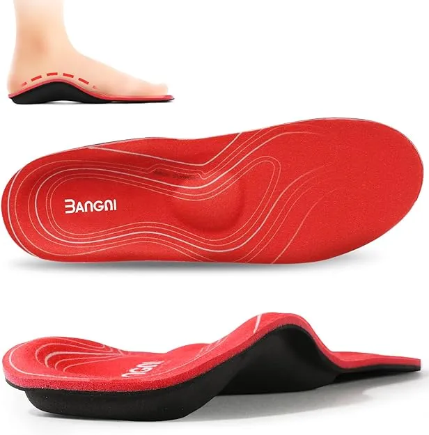 3ANGNI Arch Support Insoles for Plantar Fasciitis- Orthotic Inserts for Flat Feet ...