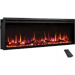 LegendFlame Austin in Wall Recessed & Wall Mounted Electric Fireplace (60")