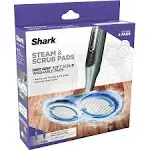 Shark Steam and Scrub Pads Dirt Grip Soft Scrub Dusting Washable Pads 4 pads NIB