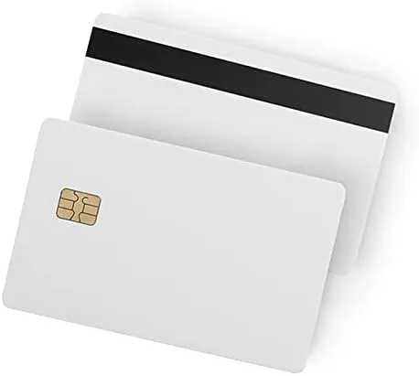 100 Pack SLE4442 Chip Cards with Hi-Co Magnetic Stripe PVC SLE 4442