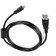 USB PC Data Transfer Battery Charger Cable for Select Sony Cybershot DSC-H200 DSC-H300 DSC-W370 DSC-W800 DSC-W830 DSC-W310 (See / Check Product Description for List of Compatible Models Before Buying)