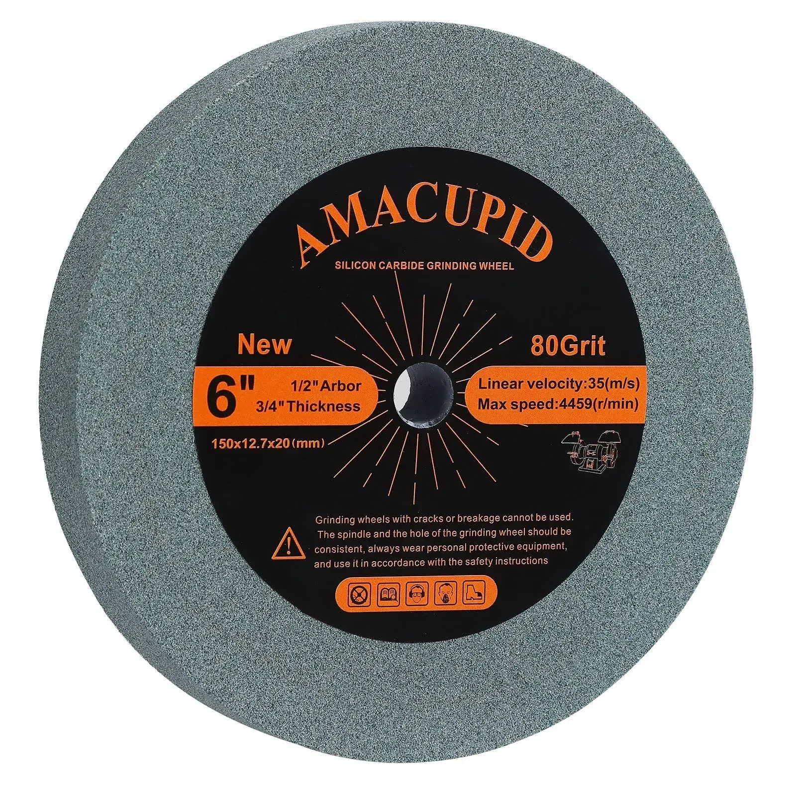 Bench Grinding Wheel 6 Inch Green Silicon Carbide Abrasive For Grinding