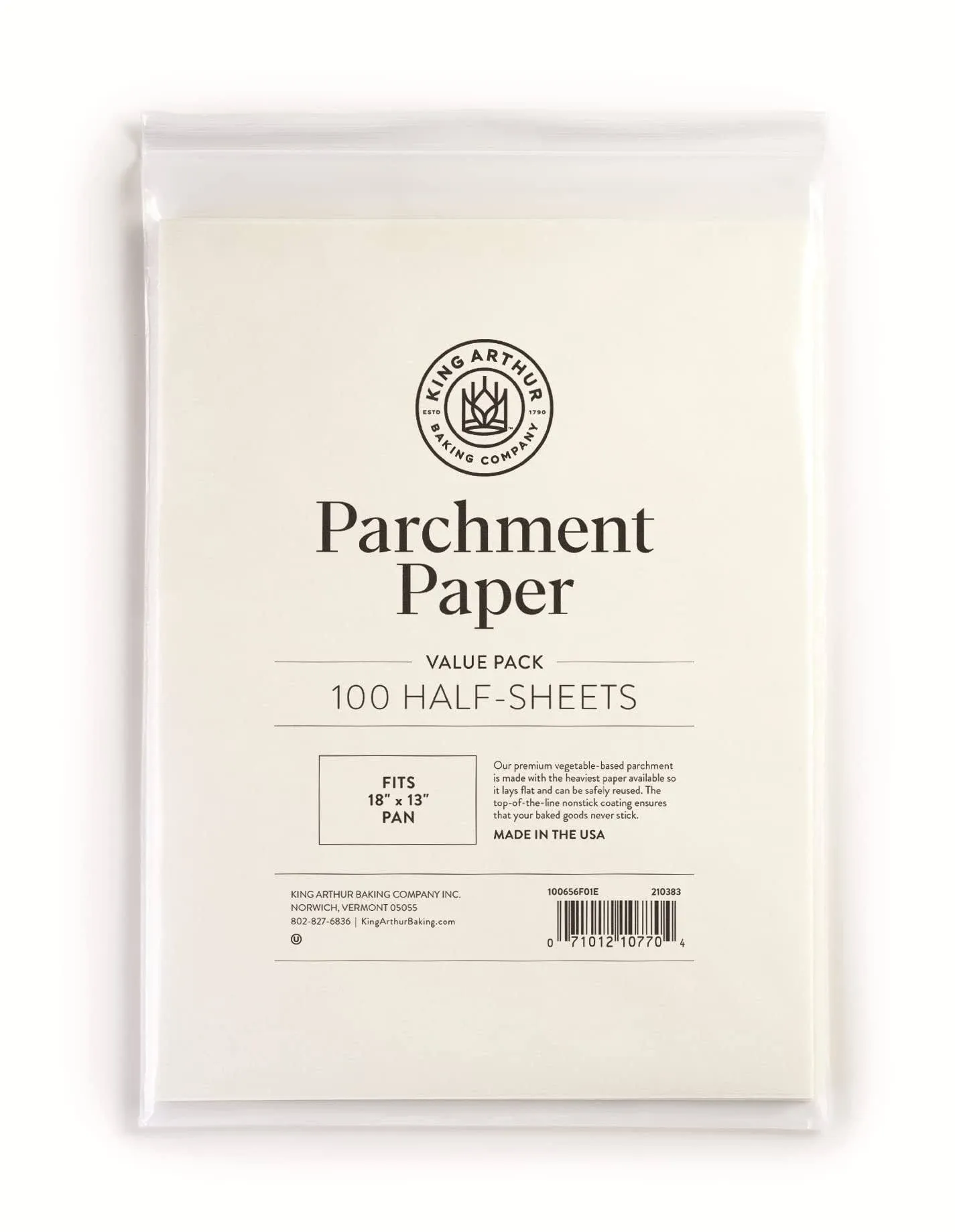 King Arthur Baking Half-Sheet Baking Parchment Paper