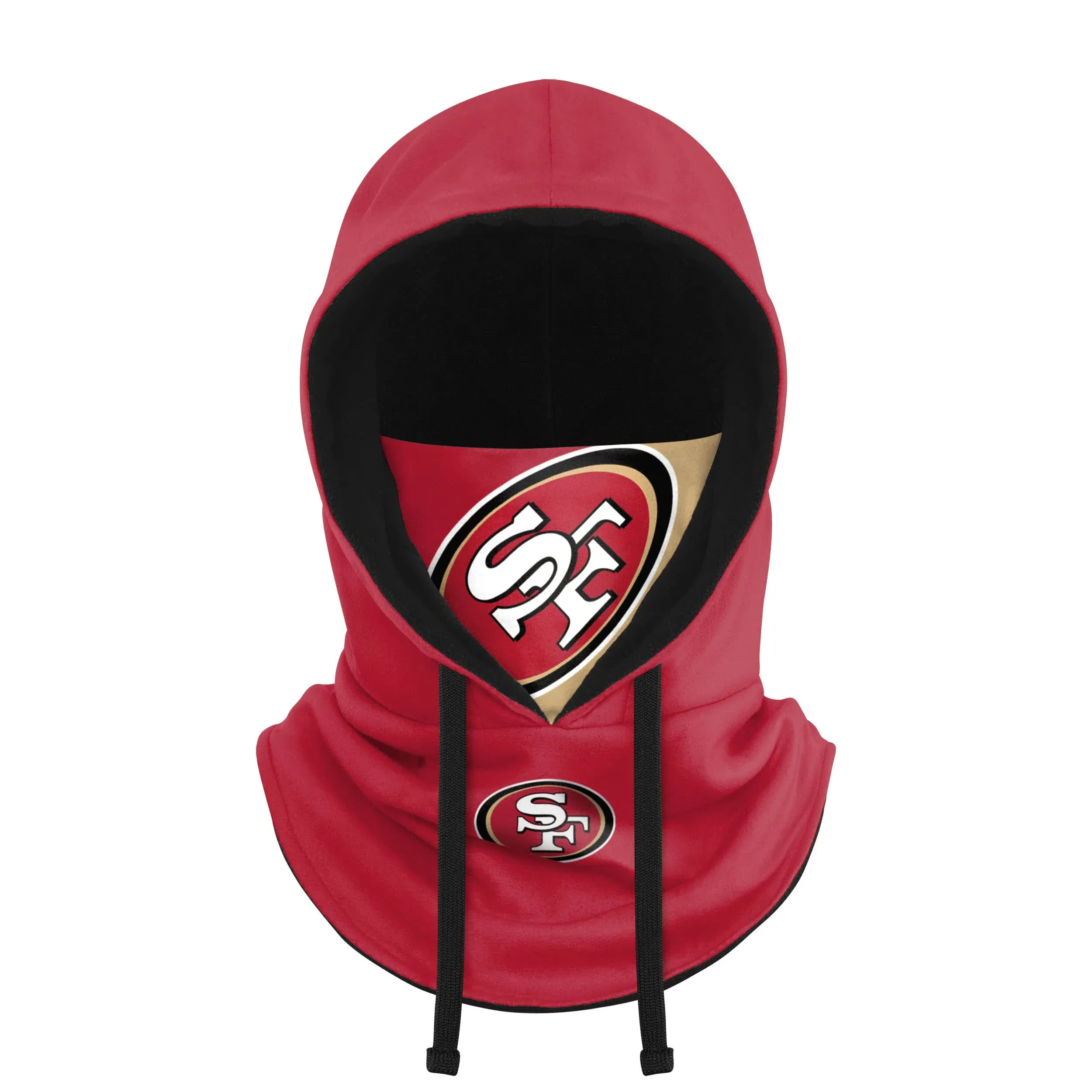 FOCO NFL Logo Team Color Drawstring Winter Cap Hooded Gaiter Balaclava Face Cover