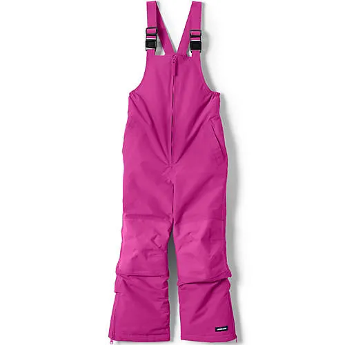 Kids Lands' End Squall Waterproof Iron Knee Snow Bibs