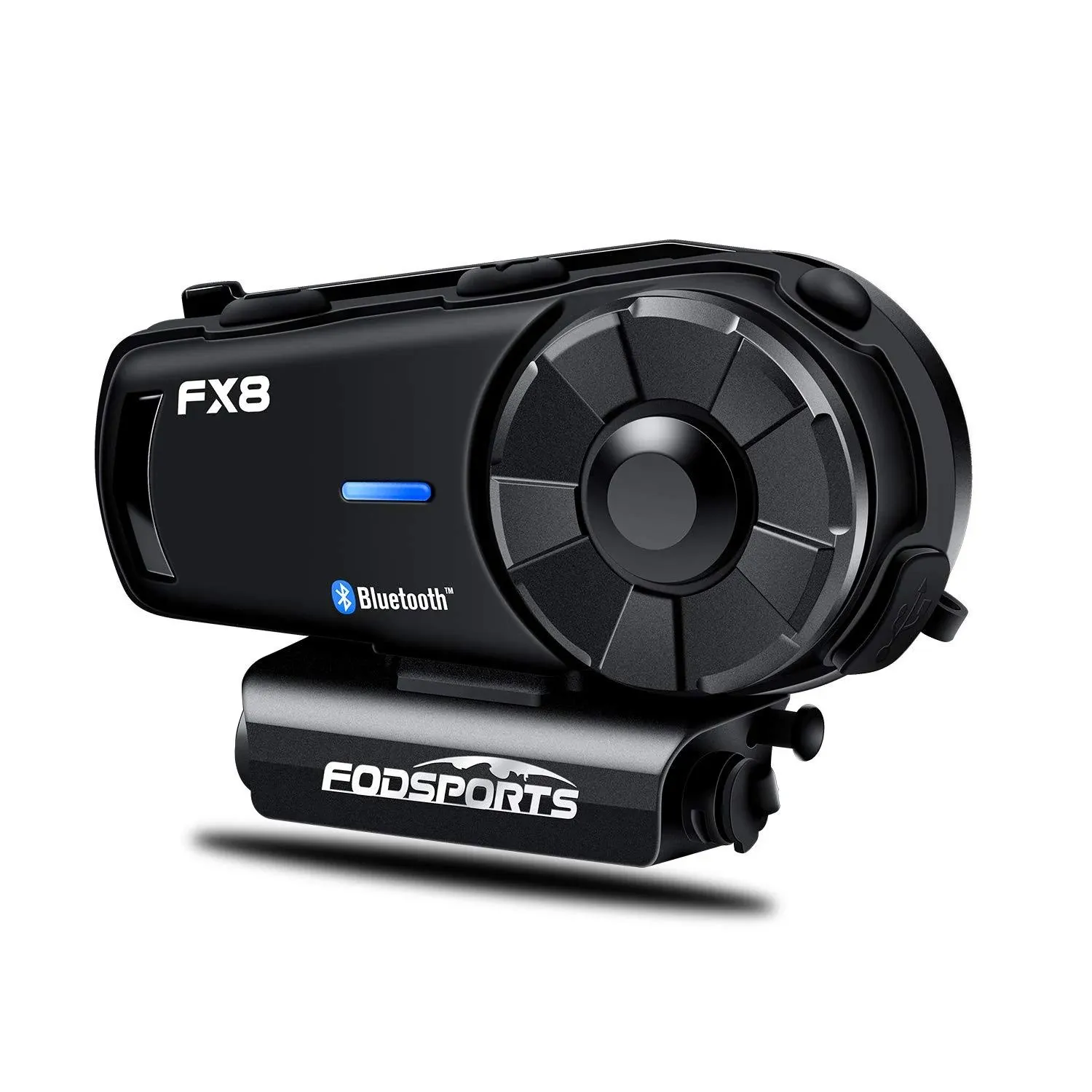 FX8 Motorcycle Bluetooth Intercom with Noise Cancellation,H<wbr/>elmet Bluetooth Heads