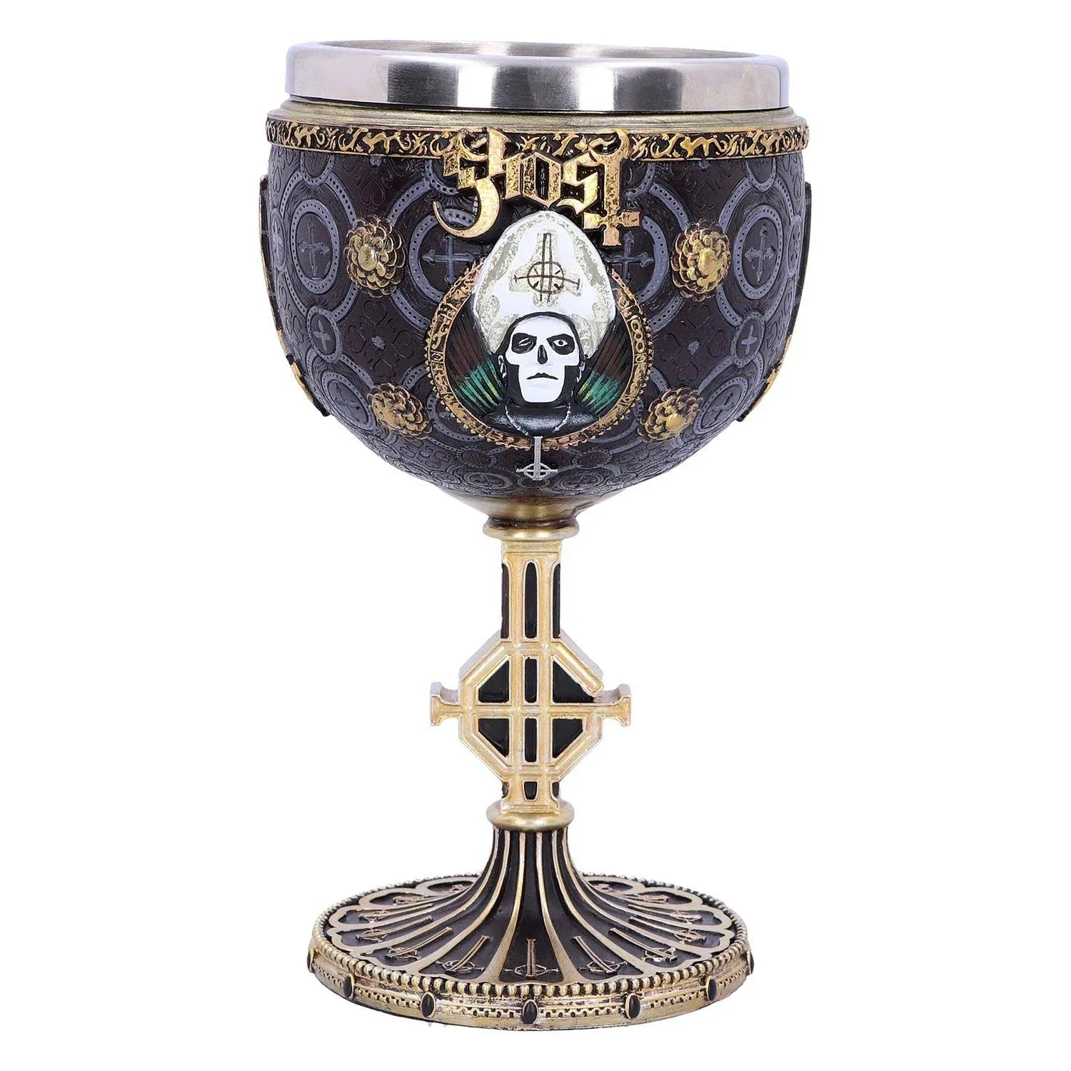 Ghost Papa Gold Meliora Chalice - Stunning Collectible Gold,Stainless<wbr/>-steel 