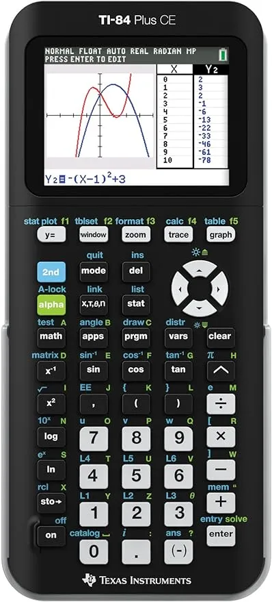 TI-84 Plus CE Graphing Calculator Texas Instruments