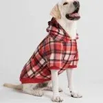 Spark Paws Dog Hoodie Color Red Plaid Size Medium New With Tags