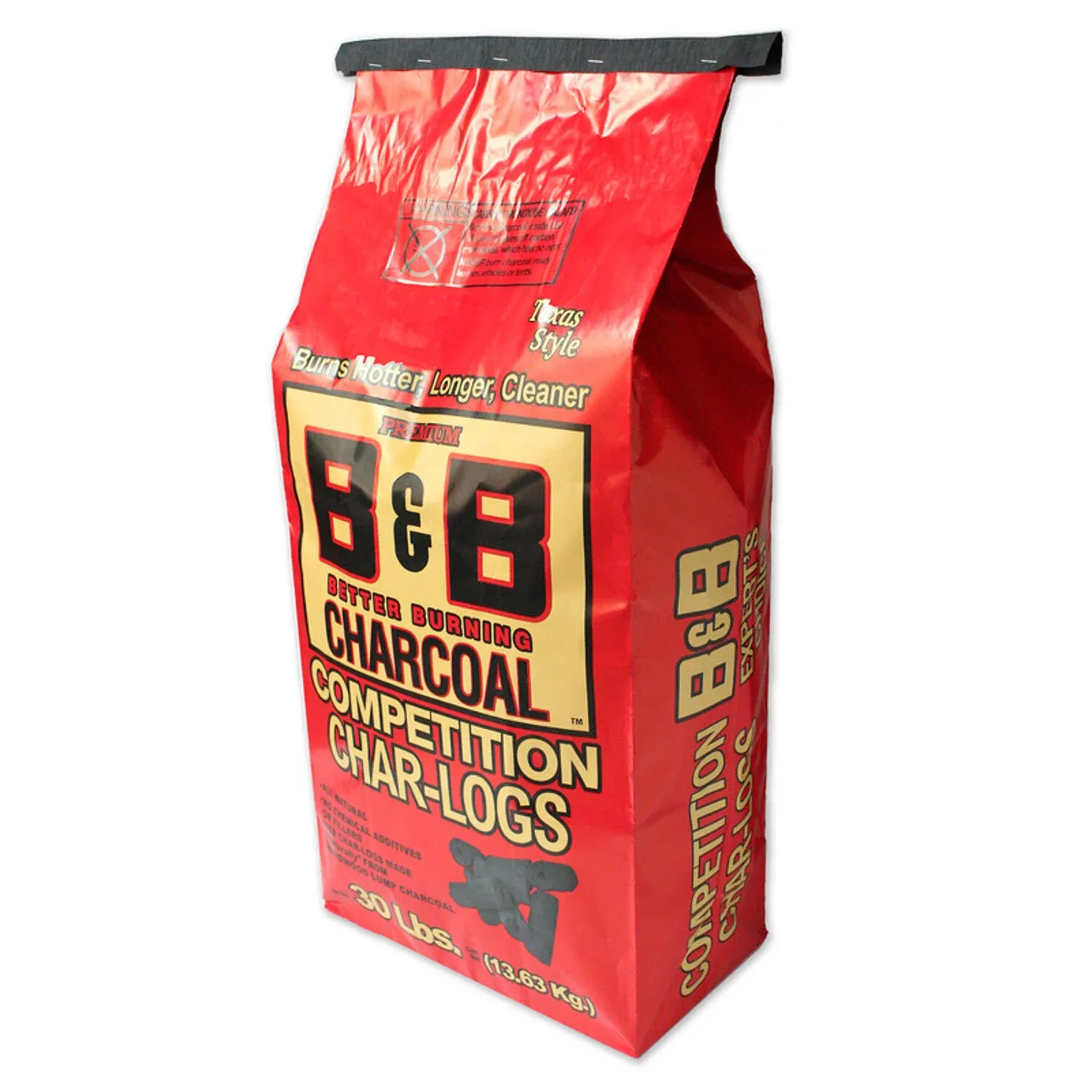 B &amp; B Charcoal 00106 Competition Char-logs Charcoal Briquettes, 30 Lbs