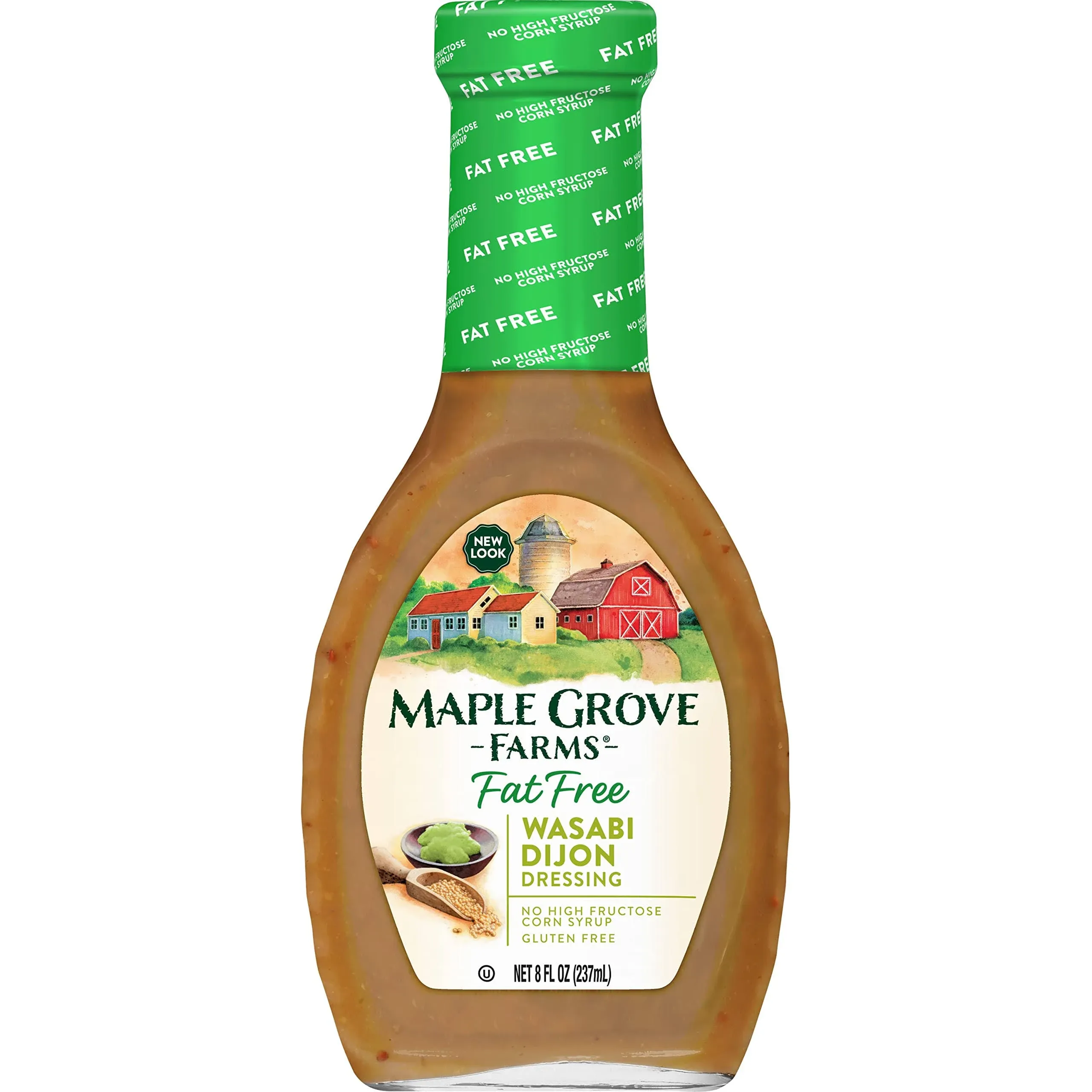 Maple Grove Fat Free Wasabi Dijon Dressing - 8 FZ 12 Pack