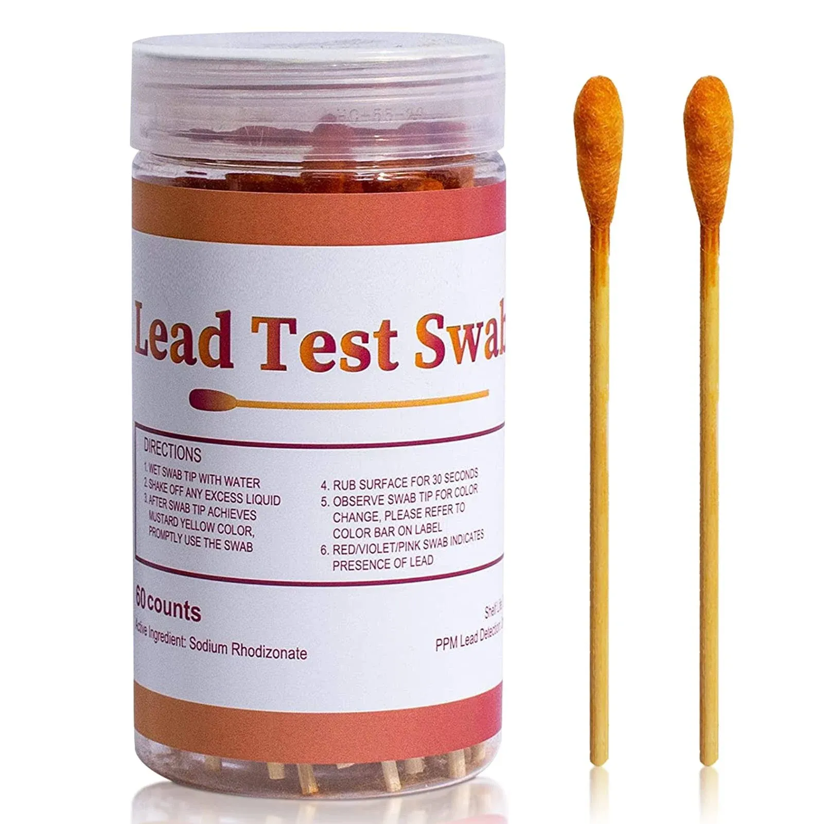 Comfort Hub Lead Test Kit with 60 Pcs Lead Testing Swabs - Suitable for All ...