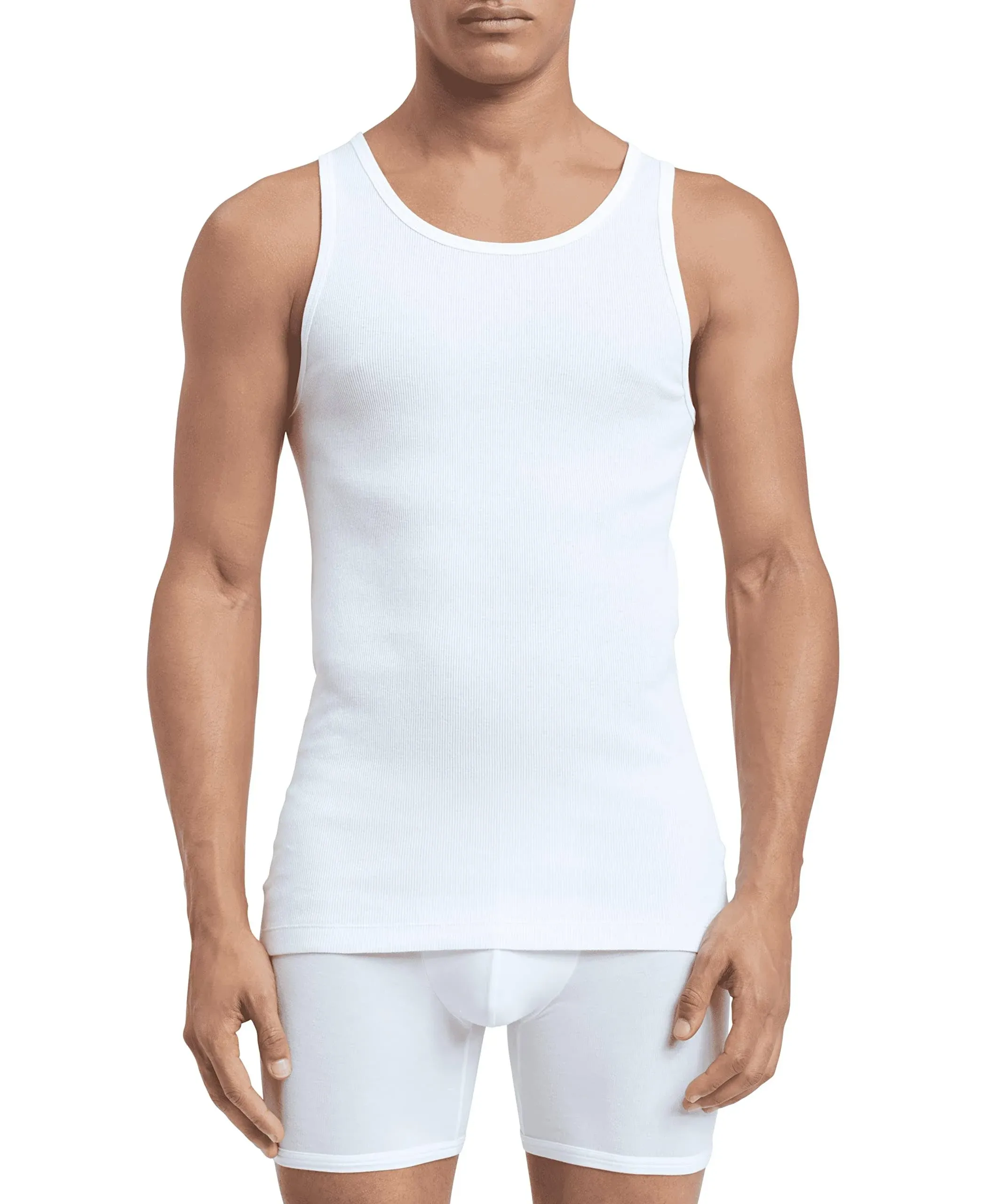 Calvin Klein Men's Cotton Classics 5-Pack Tanks