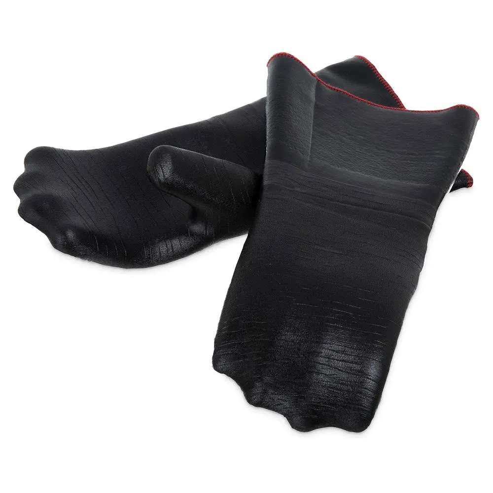 San Jamar 6786RMT Fryer Oven Mitt 14&quot; Protects Up To 500° F (260° C)