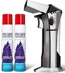 Peaks Comforts Butane Torch - Refillable Torch Lighter, Kitchen Torch for Baking