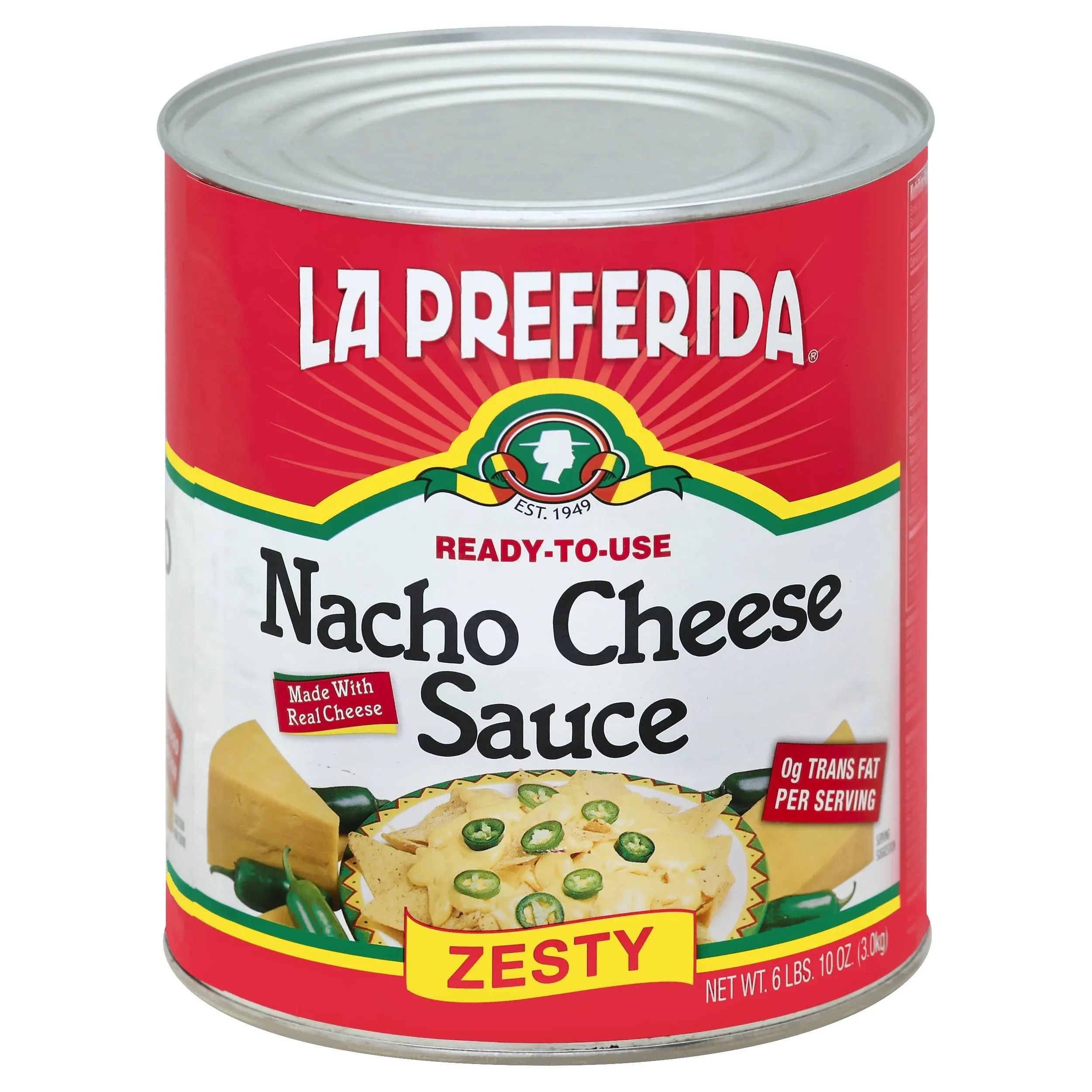 La Preferida Nacho Cheese Sauce Zesty Gluten Free - 15 Oz - Pack of 6