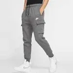 Nike Men's Sportswear Club Fleece Cargo Pants Charcoal Medium