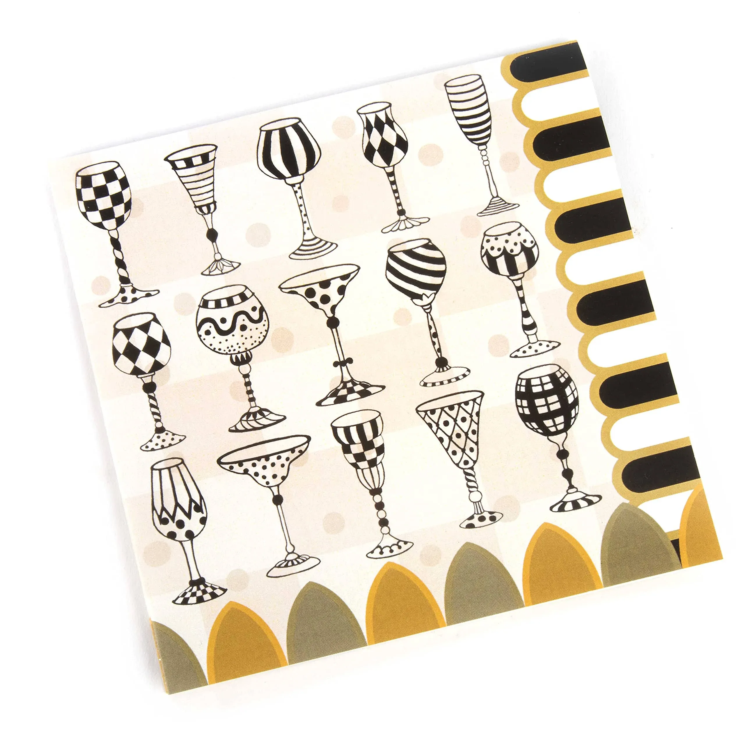 MacKenzie-Childs Golden Hour Paper Napkins - Cocktail (20 per Pack)