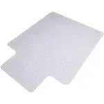 9-to-5 Collection, Clear 47.5 in. x 35.5 in. PVC Anti-Skid Office Chair Mat