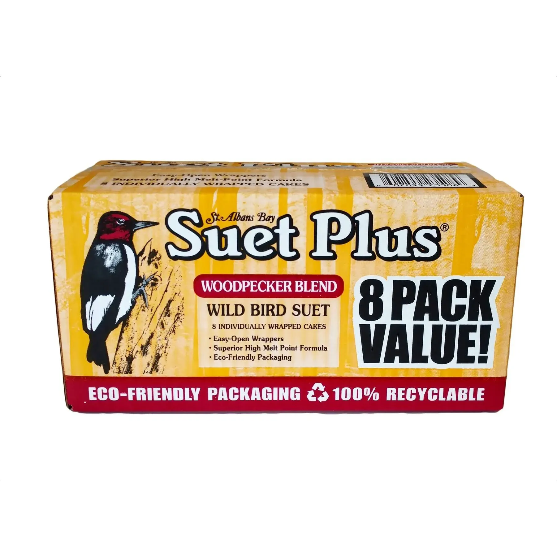 Suet Plus Woodpecker Blend Value Packs - 8-Pk