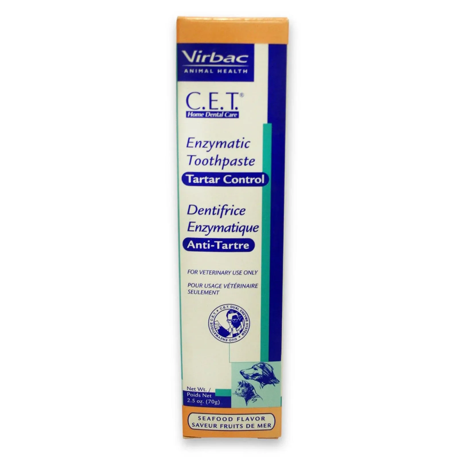 C.E.T. Enzymatic Toothpaste Seafood, 2.5oz Tube