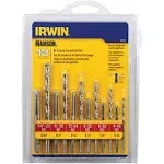 Irwin 80187 13pc Tap and Drill Set - (4-40 to 1/4&#034;-20)