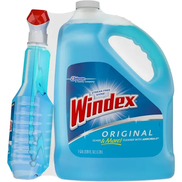 Windex Glass Cleaner Plus Refill, 32 oz and 128 oz, Size: Original