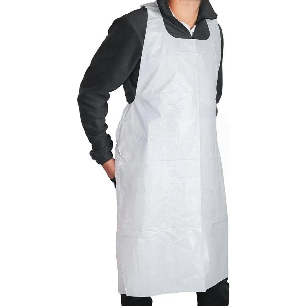 Mt Products Disposable Poly Kitchen Apron