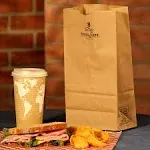 Duro Kraft Paper 2 lb Grocery Bags #2 : 4-5/16&#034;x2-7/16<wbr/>&#034;x7-7/8&#034; - 500 Count