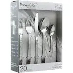 Megachef MCFW-BAILY-SILVER Baily 20 Piece Flatware Utensil Set, Stainl