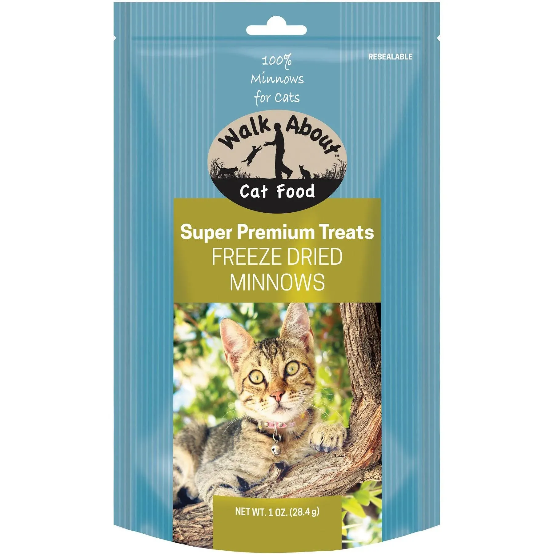 Walk About Freeze Dried Minnows Cat Treats