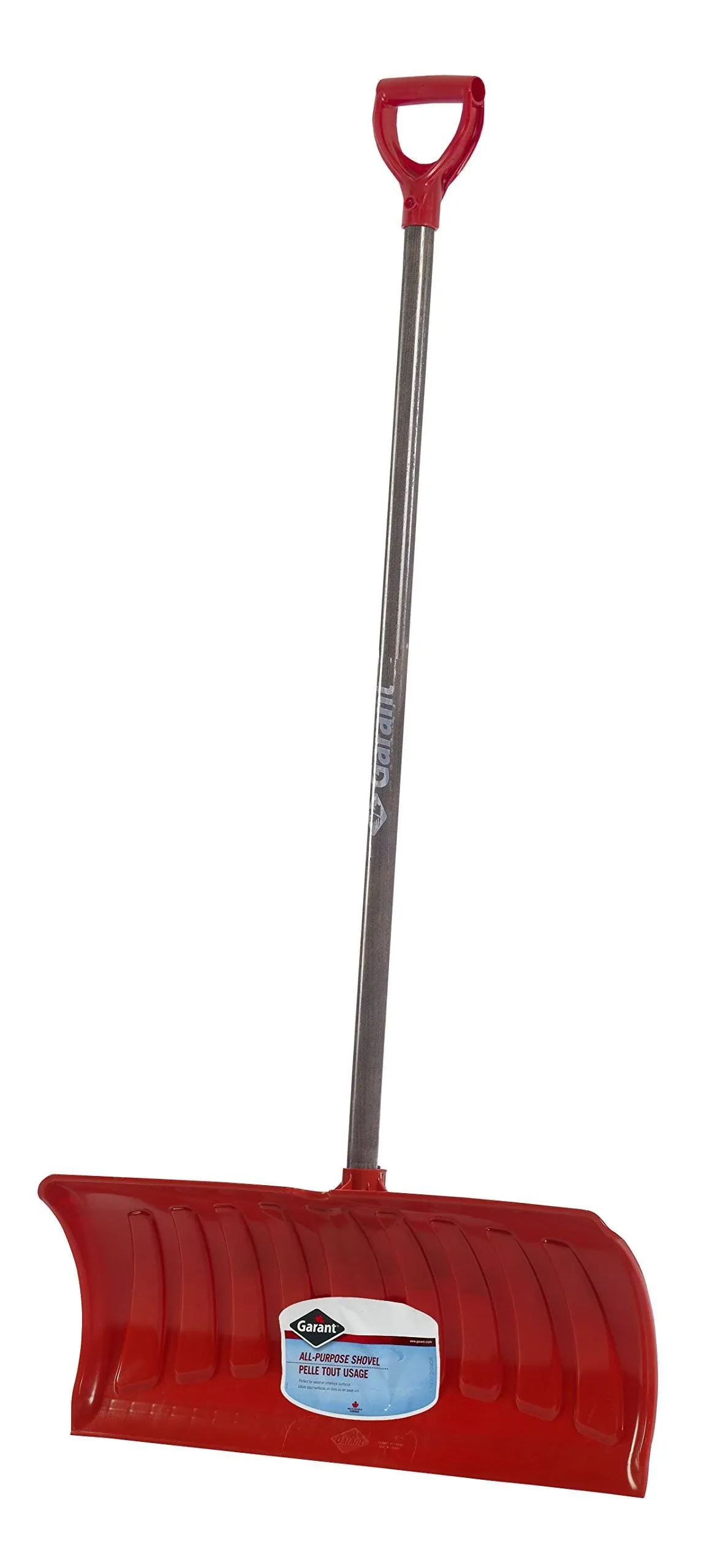 Garant NPP26KD Nordic Poly Snow Pusher With Hardwood D-Handle, 26 In.