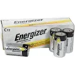 Energizer C Alkaline Industrial Batteries, Box Of 12