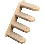 FUKUMARU Cat Climbing Shelf Wall Mounted Four Step Cat Stairway with Jute Scratching for Cats Perch Platform Supplies