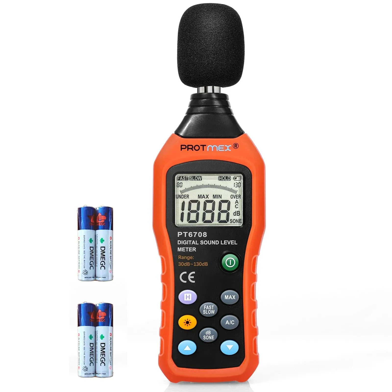 Protmex PT6708 Sound Level Meter Digital Sound Level Meter Reader Measurement...